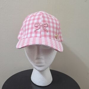 NWT: JUICY COUTURE 🎀PINK🎀GINGHAM CAP